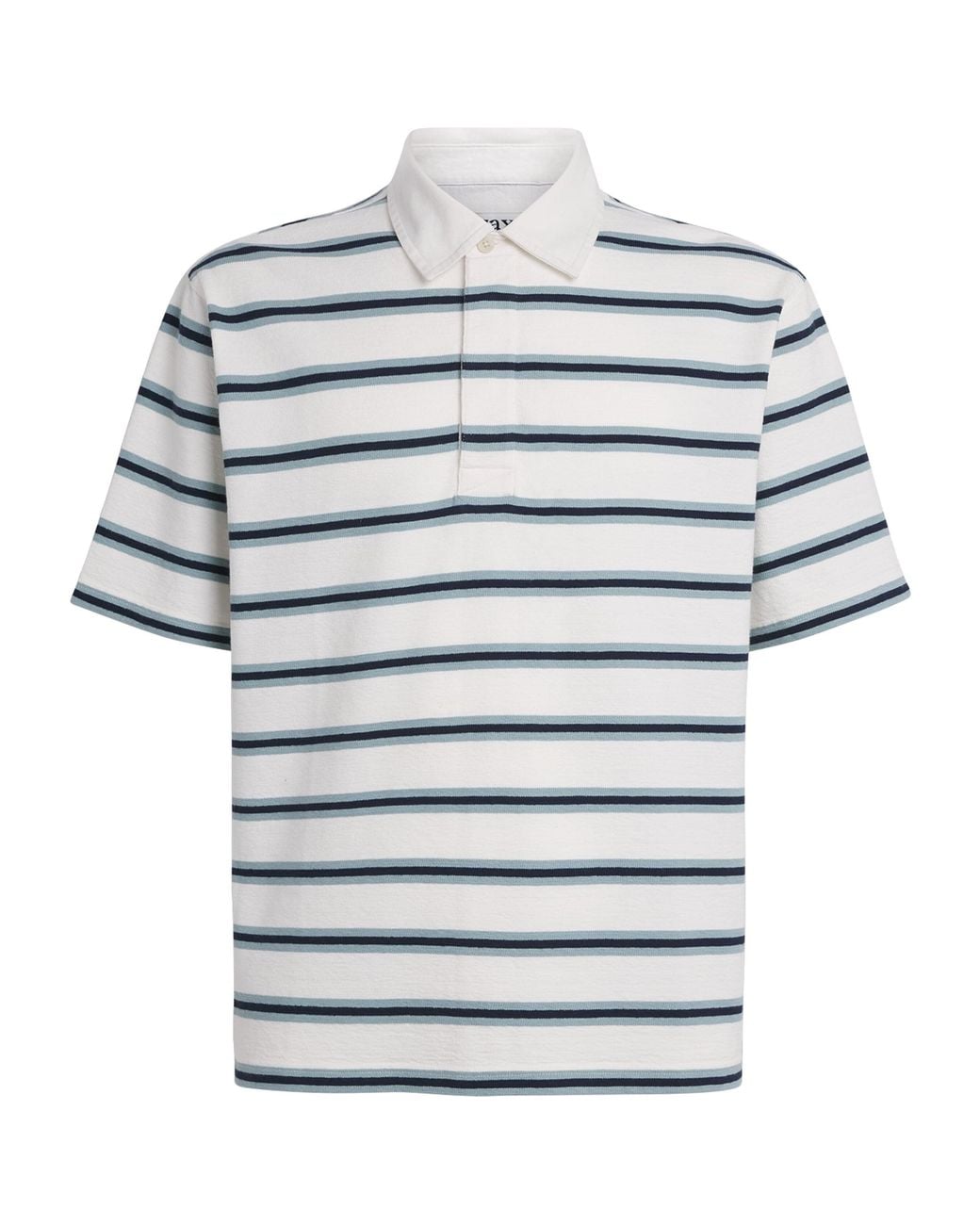 Wax London White Organic Cotton Redman Polo Shirt for men