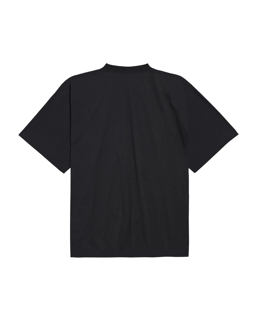 Balenciaga Black Graphic Print T-Shirt for men