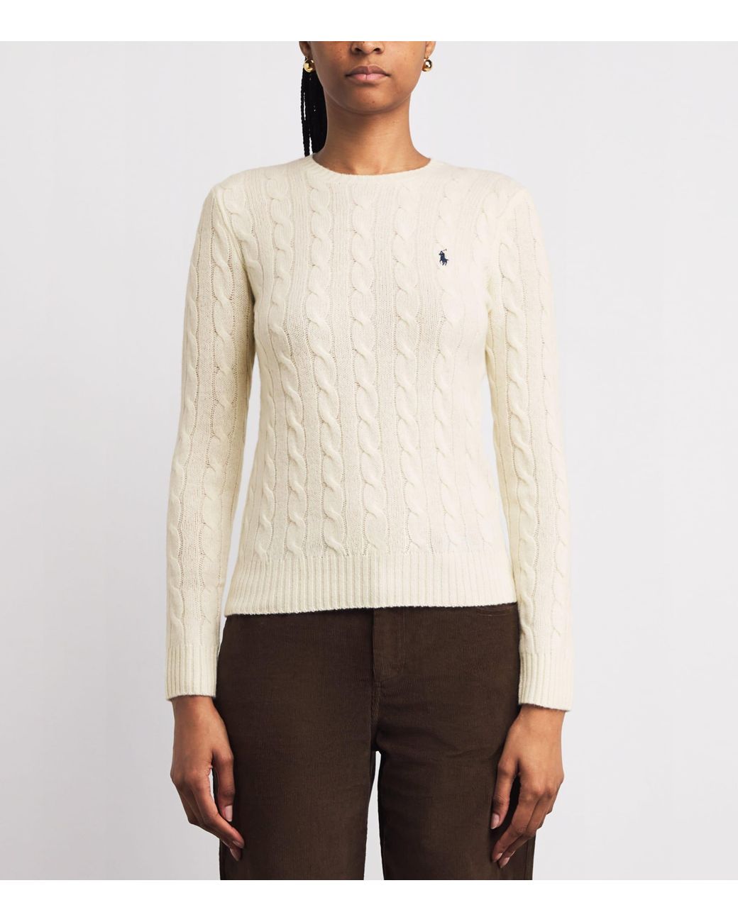 Polo Ralph Lauren Natural Wool-Cashmere Julianna Sweater