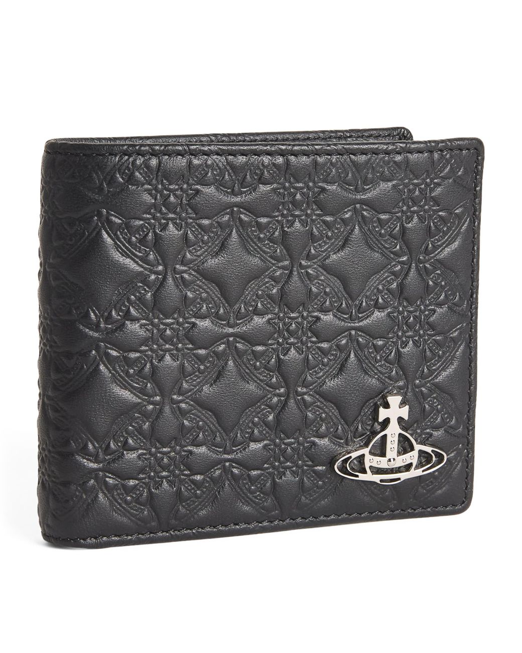 小物 Vivienne Westwood Orb Bifold Wallet Vivienne Westwood Bifold Wallet Good Condition Orb Pattern Brown