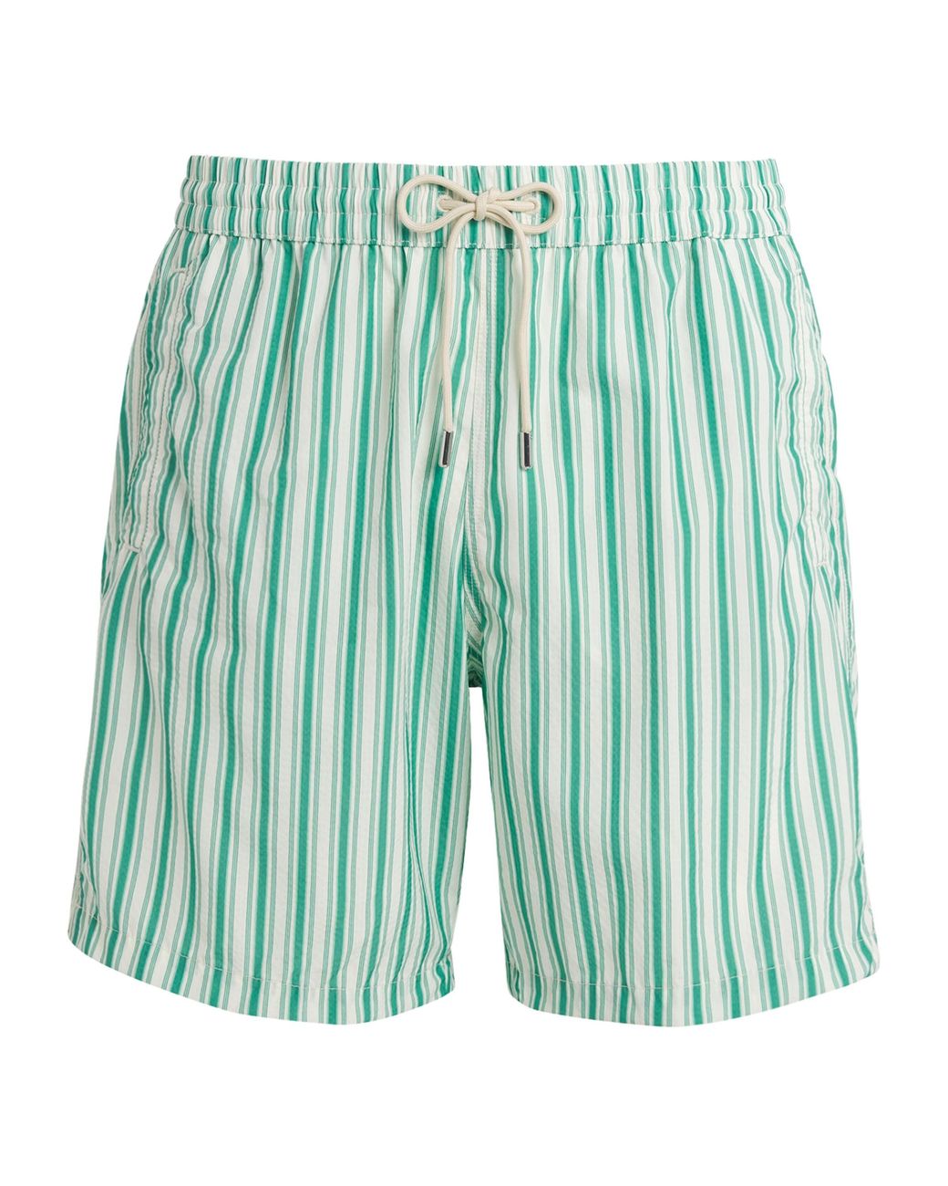 Jacob Cohen Green Stripe Swim Shorts for men