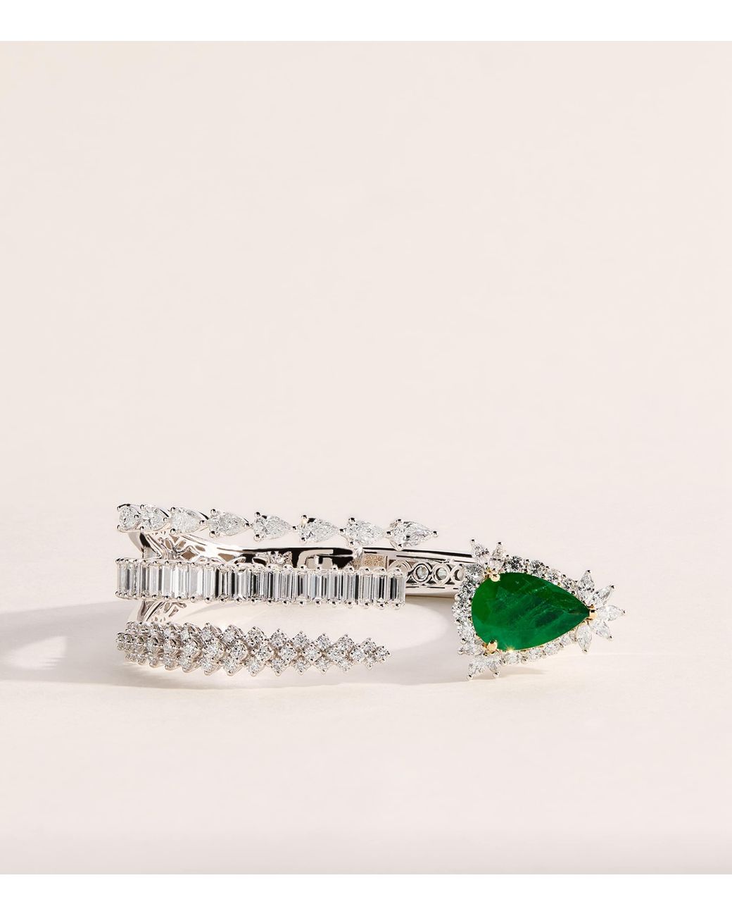 YEPREM Multicolor Diamond And Emerald Reign Supreme Bracelet