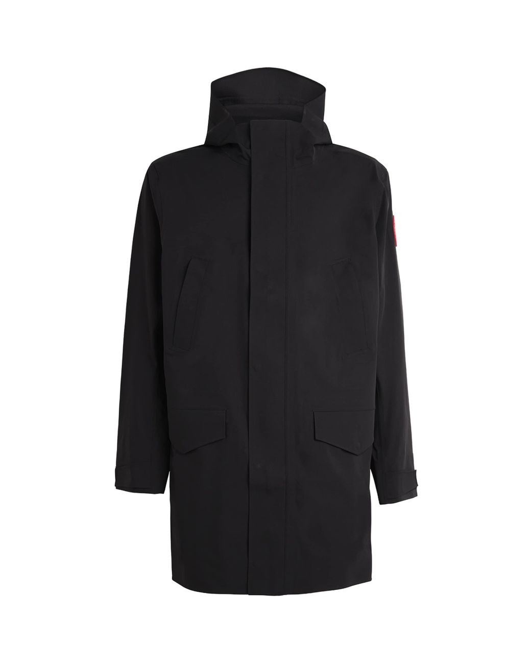Canada Goose Black Waterproof Barclay Raincoat for men