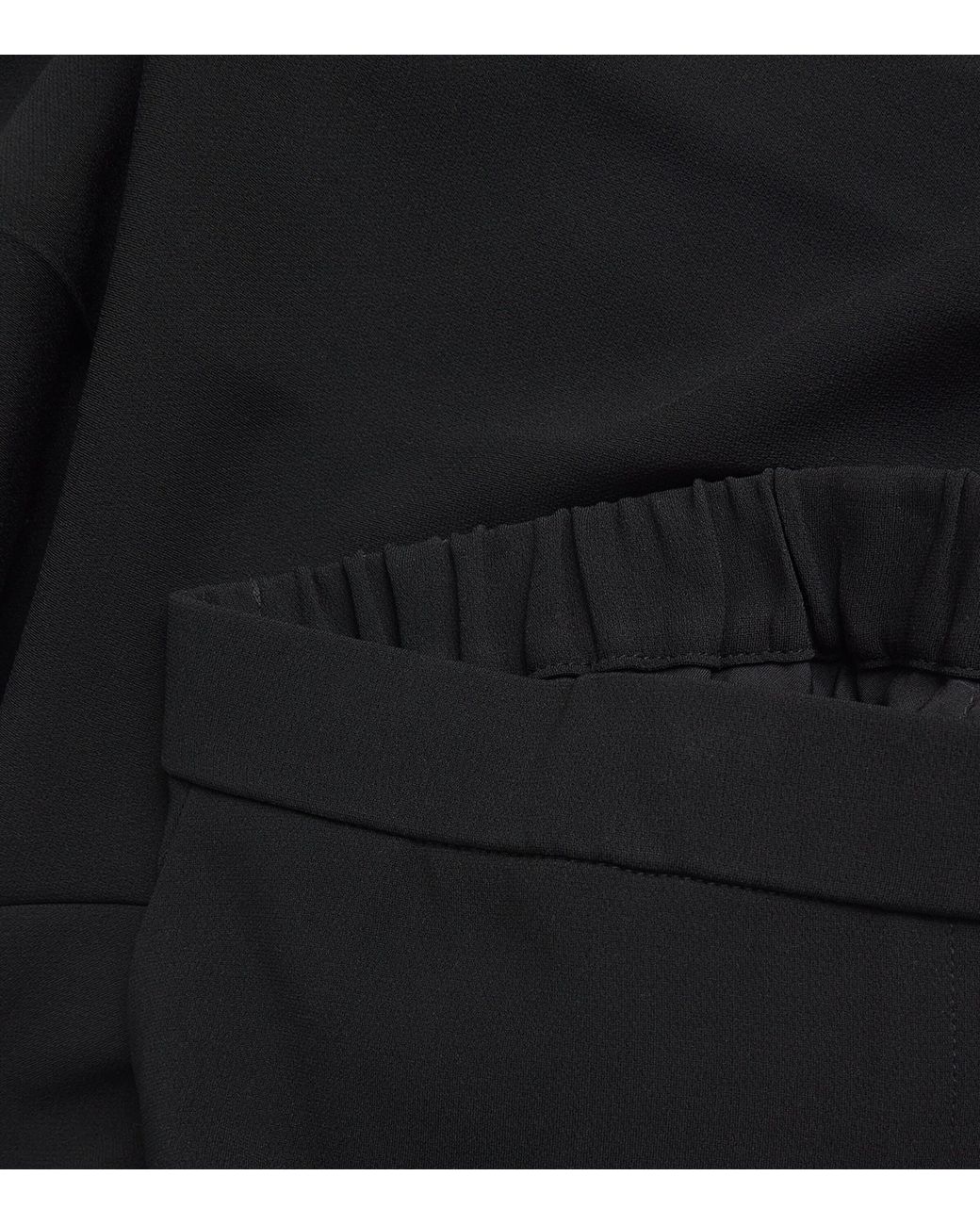 Theory Black Cropped Treeca Trousers