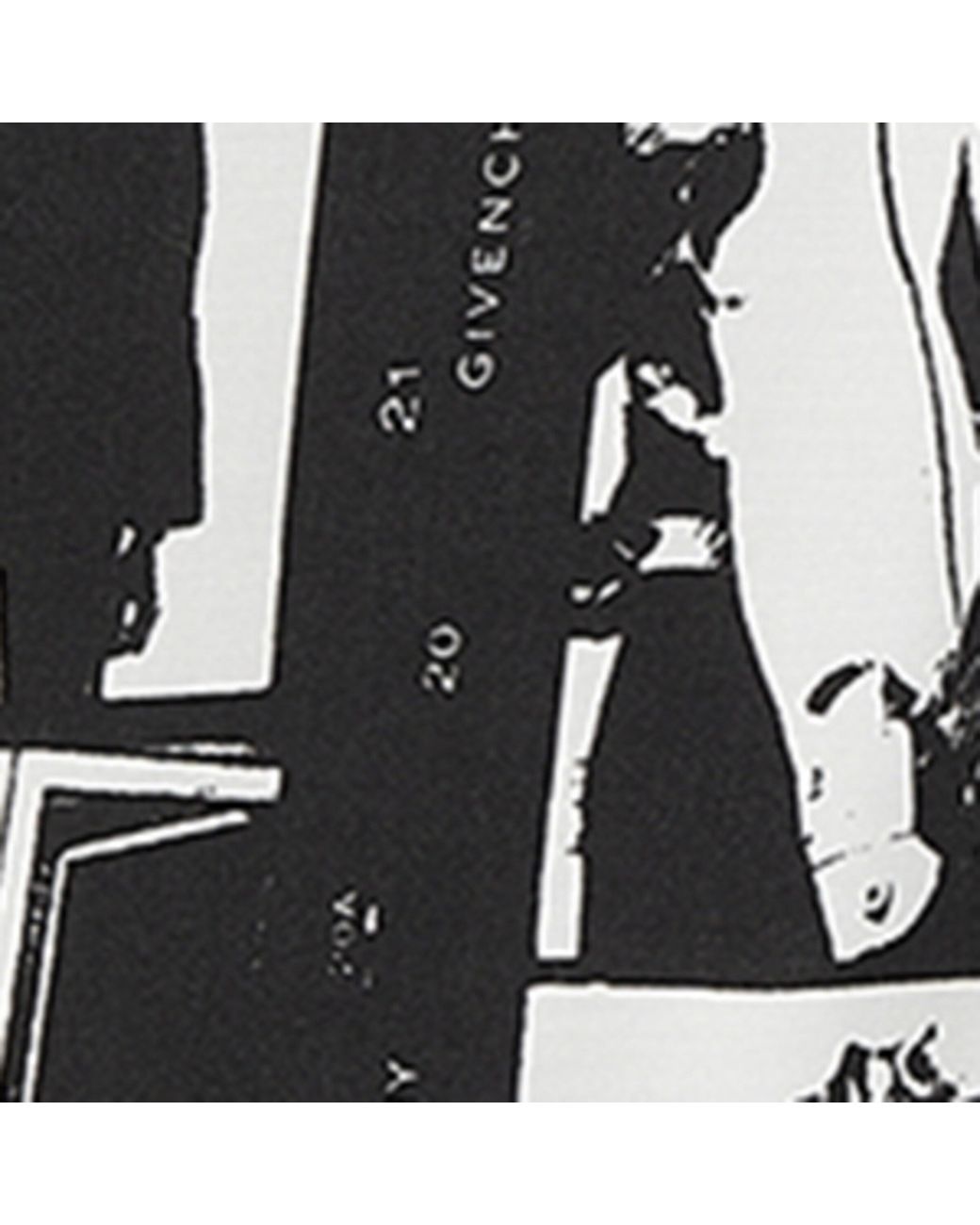 Givenchy Black Printed Bermuda Shorts for men