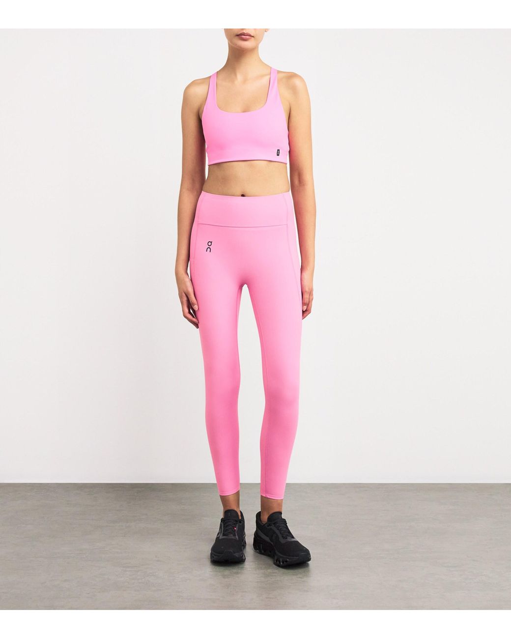 On Shoes Pink Studio Leggings