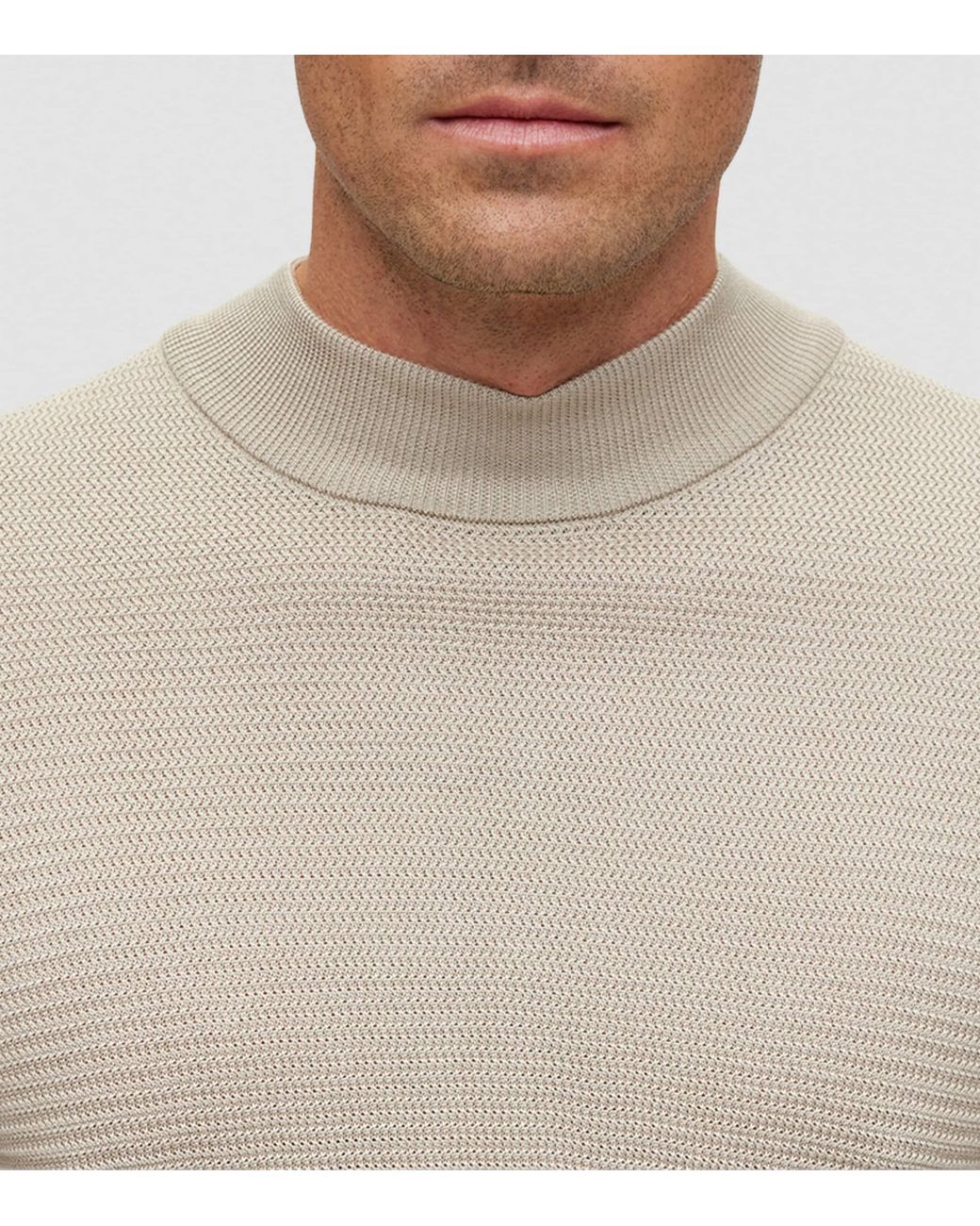 Boss Natural Silk Sweater for men