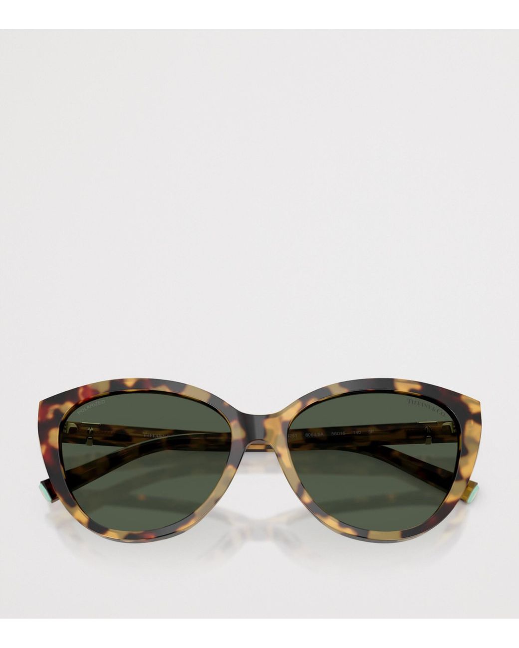 Tiffany & Co Green Acetate Cat Eye Tf4251 Sunglasses