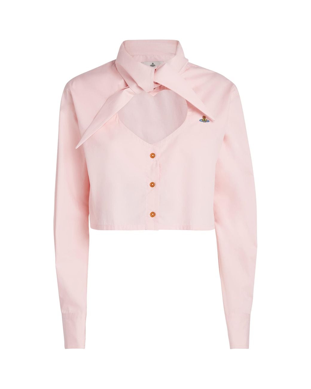 Vivienne Westwood ハートカットアウトシャツ 02 Vivienne Westwood Cut-Out Heart Shirt in Pink | Lyst