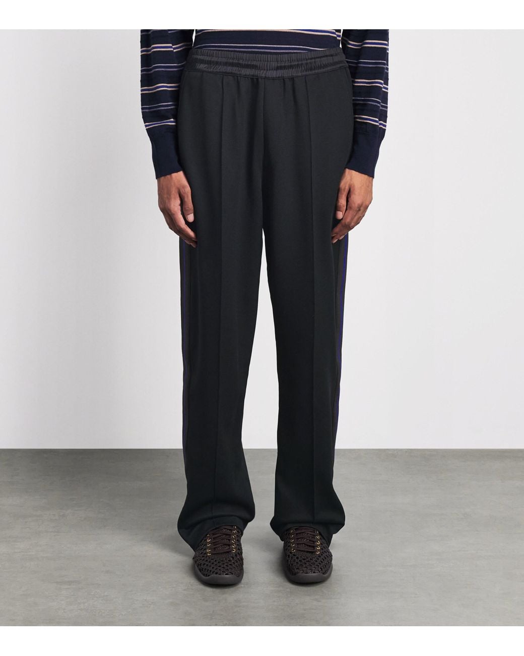 Wales Bonner Black Form Track Pants for men