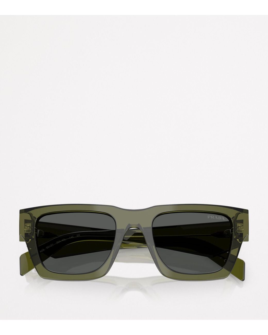 Prada Gray Acetate Pr A06S Sunglasses for men
