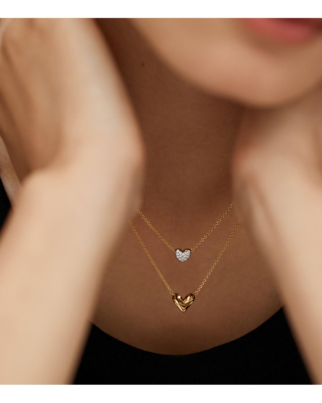 Monica Vinader Natural Small Vermeil Infinity Heart Necklace
