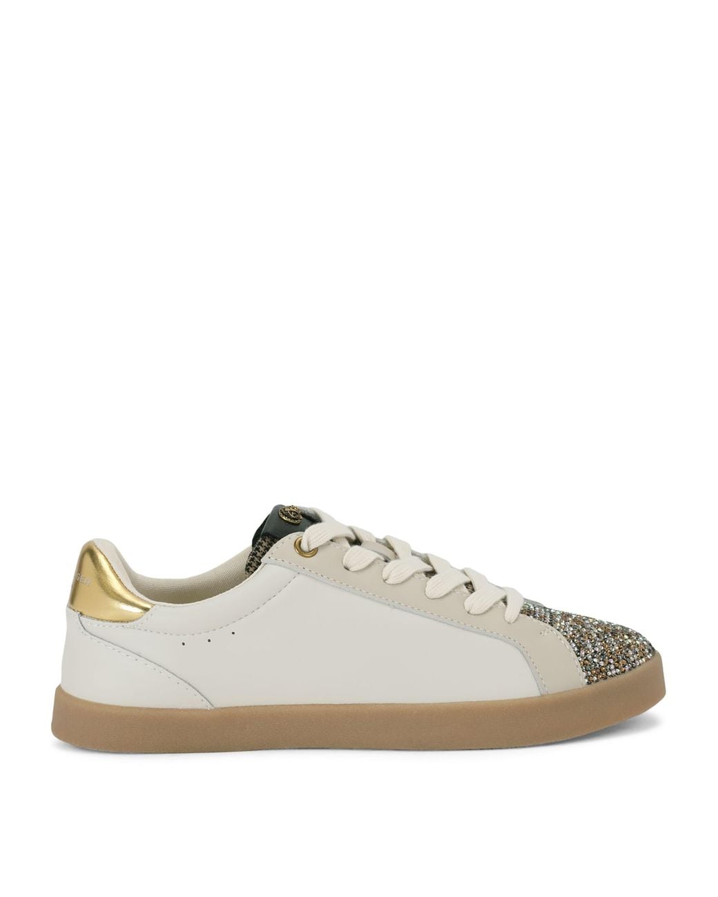 Kurt Geiger Brown Leather Britton Sneakers