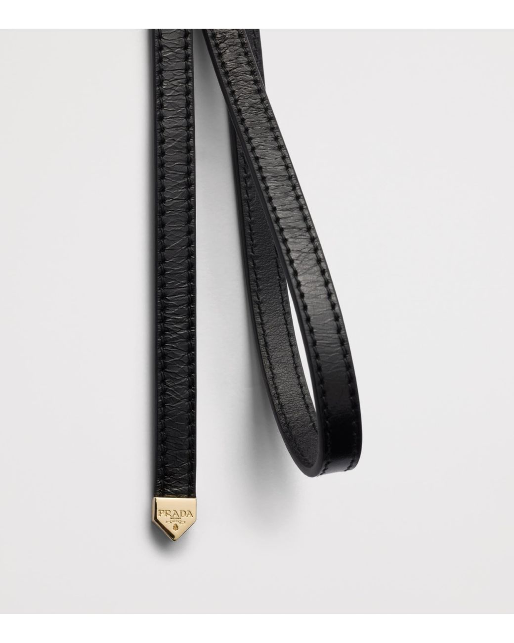 Prada Black Calfskin Belt