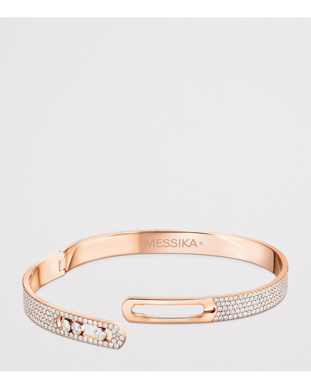 Messika Natural Move Noa And Diamond Pavé Bangle