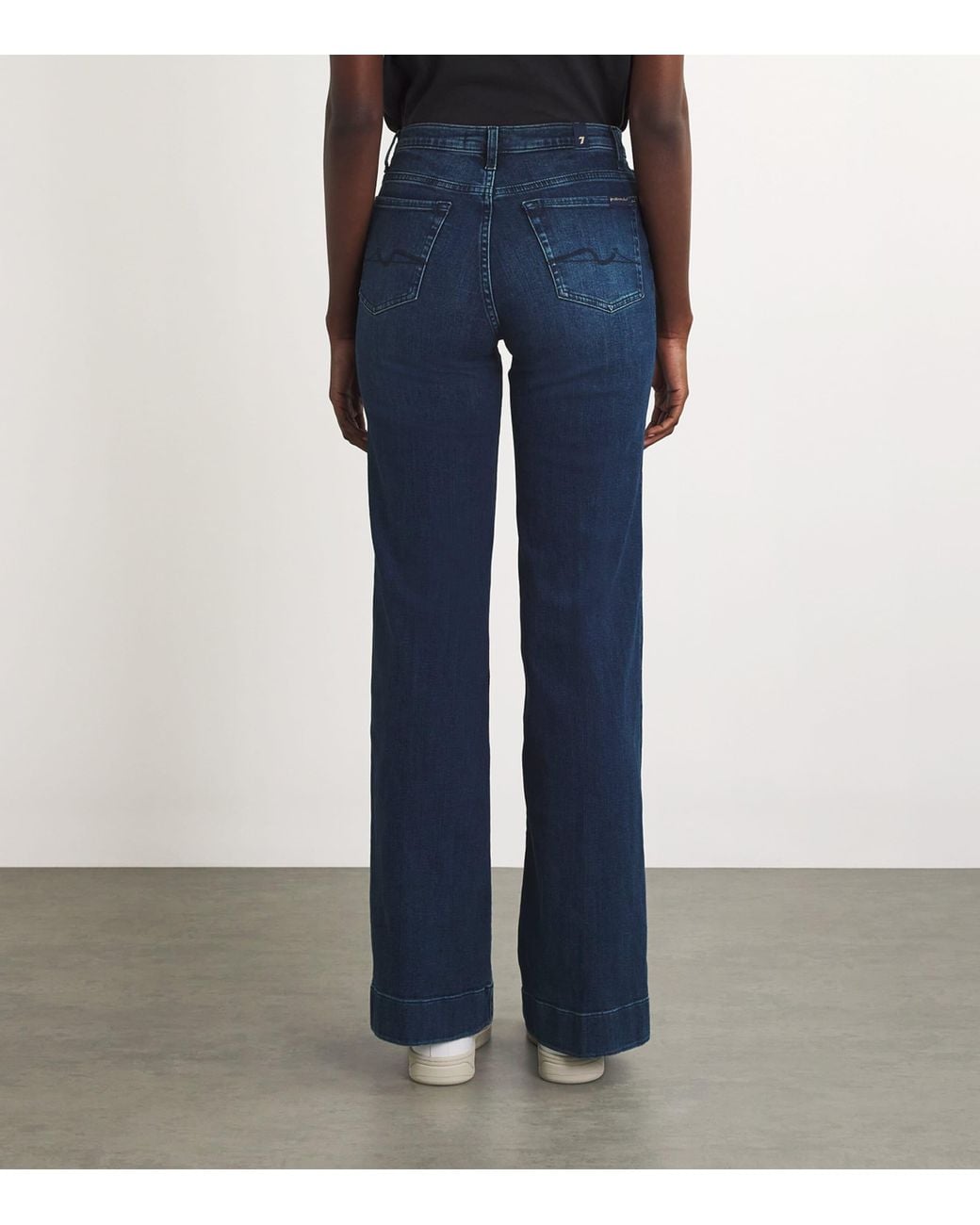 7 For All Mankind Blue Modern Dojo Soho Flared Jeans