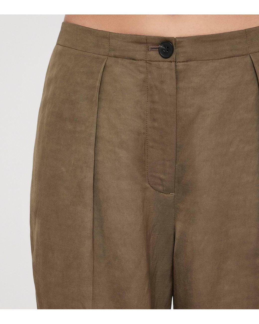 AllSaints Green Leonie Relaxed Trousers