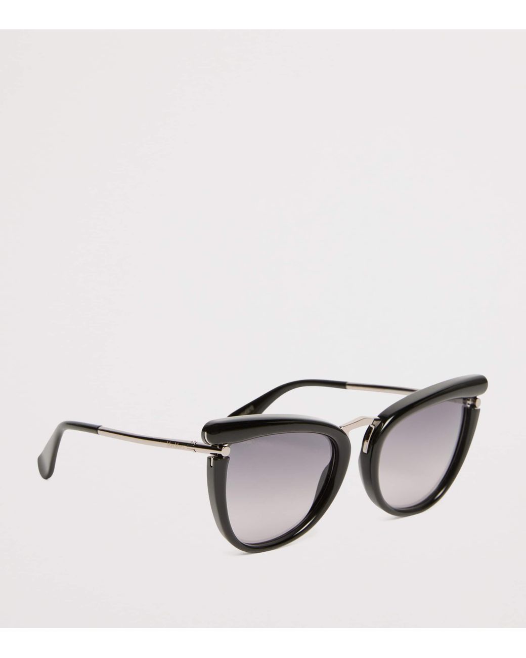 Max Mara Brown Acetate Butterfly Sunglasses