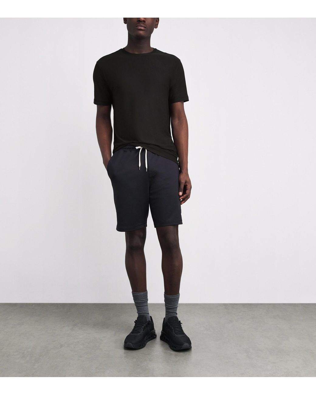 vuori Black Strato Tech T-Shirt for men