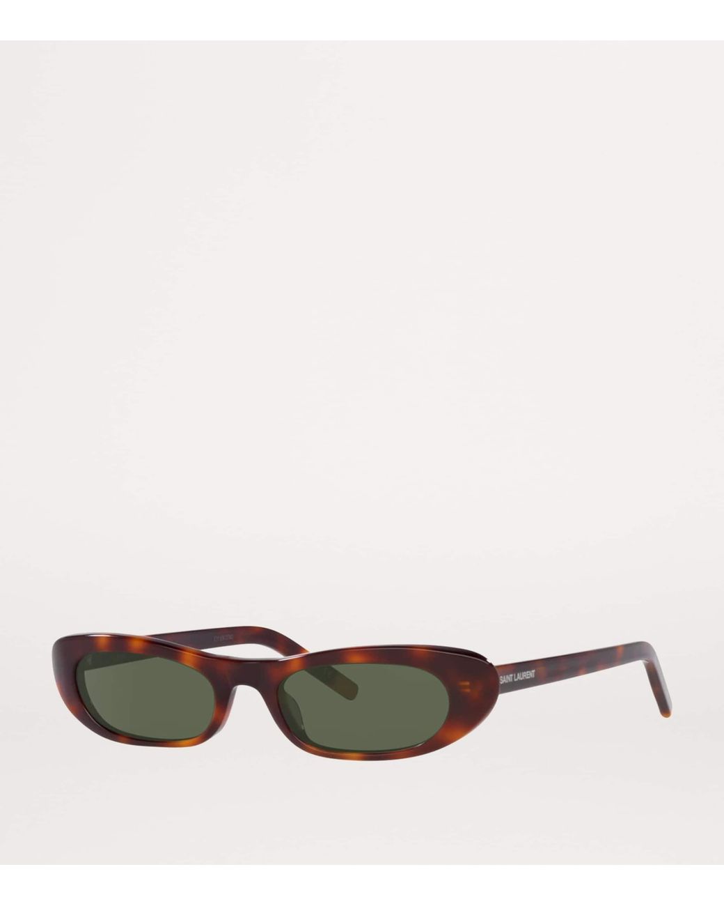 Saint Laurent Green Oval Sunglasses