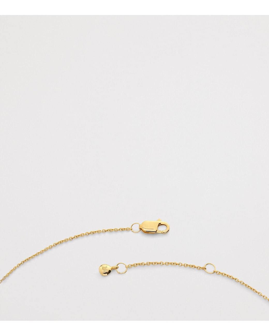 Monica Vinader Metallic Vermeil Zodiac Gemini Necklace