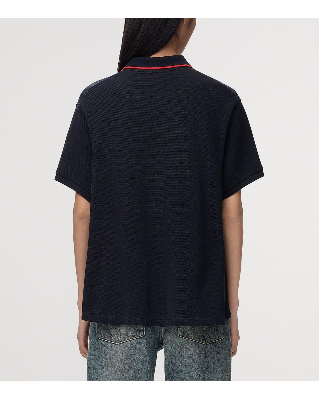 Loewe Blue Stretch-Cotton Polo Shirt