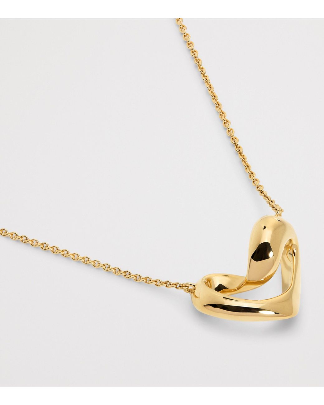 Monica Vinader Natural Vermeil Infinity Heart Necklace