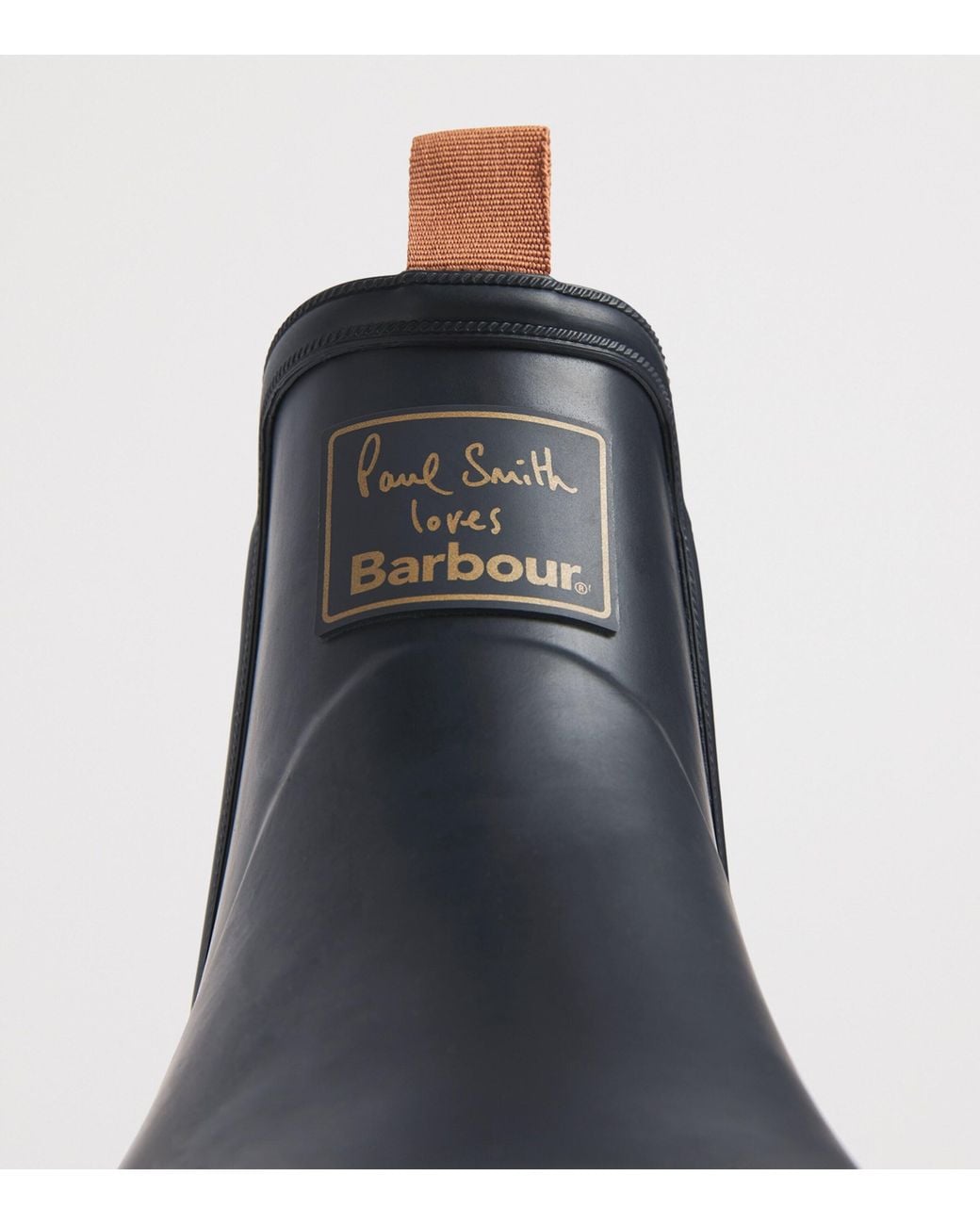Barbour Blue X Paul Smith Chlesea Wellington Boots for men