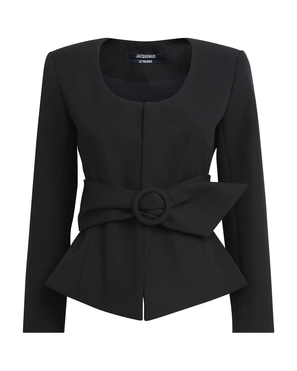 Jacquemus Black Virgin Wool Fitted Miami Jacket