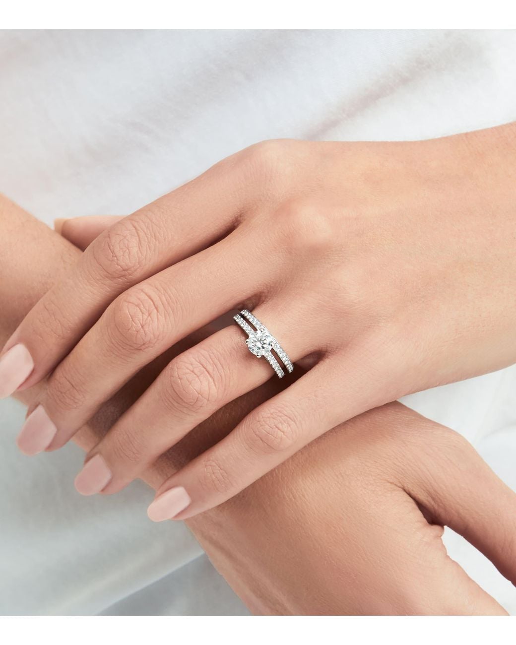 Graff White Platinum And Diamond Eternity Ring