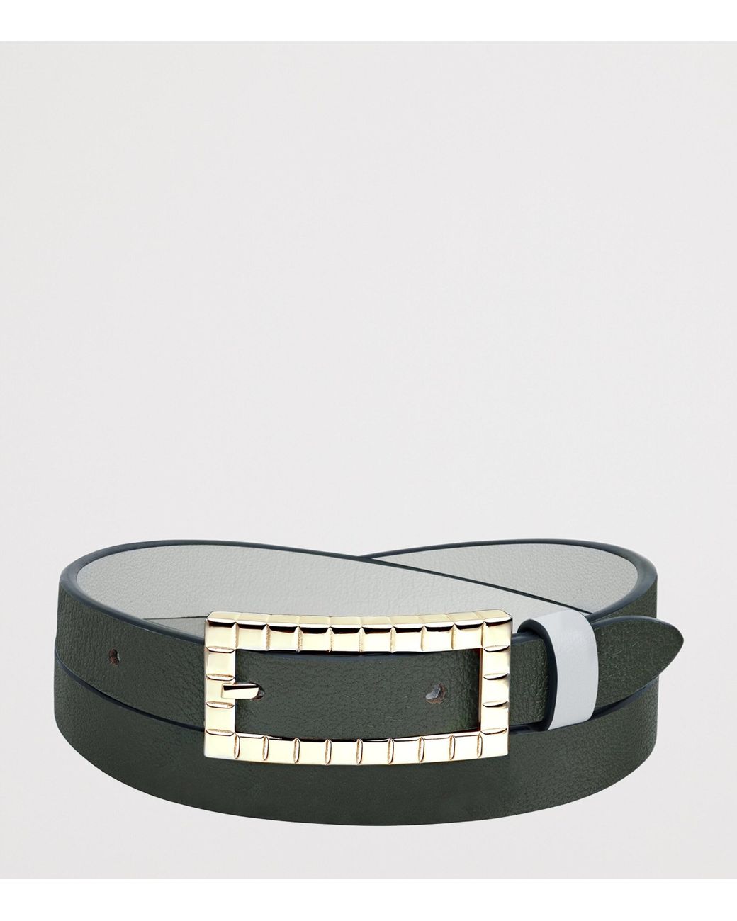 Chopard Black Leather Reversible Ice Cube Bracelet
