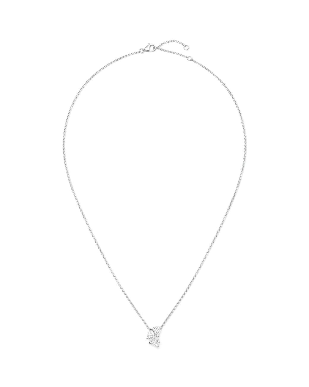 Repossi White And Diamond Serti Sur Vide Necklace