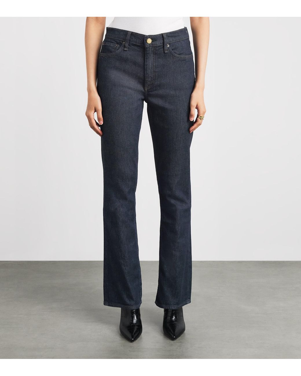 Rag & Bone Blue Peyton Mid-Rise Bootcut Jeans