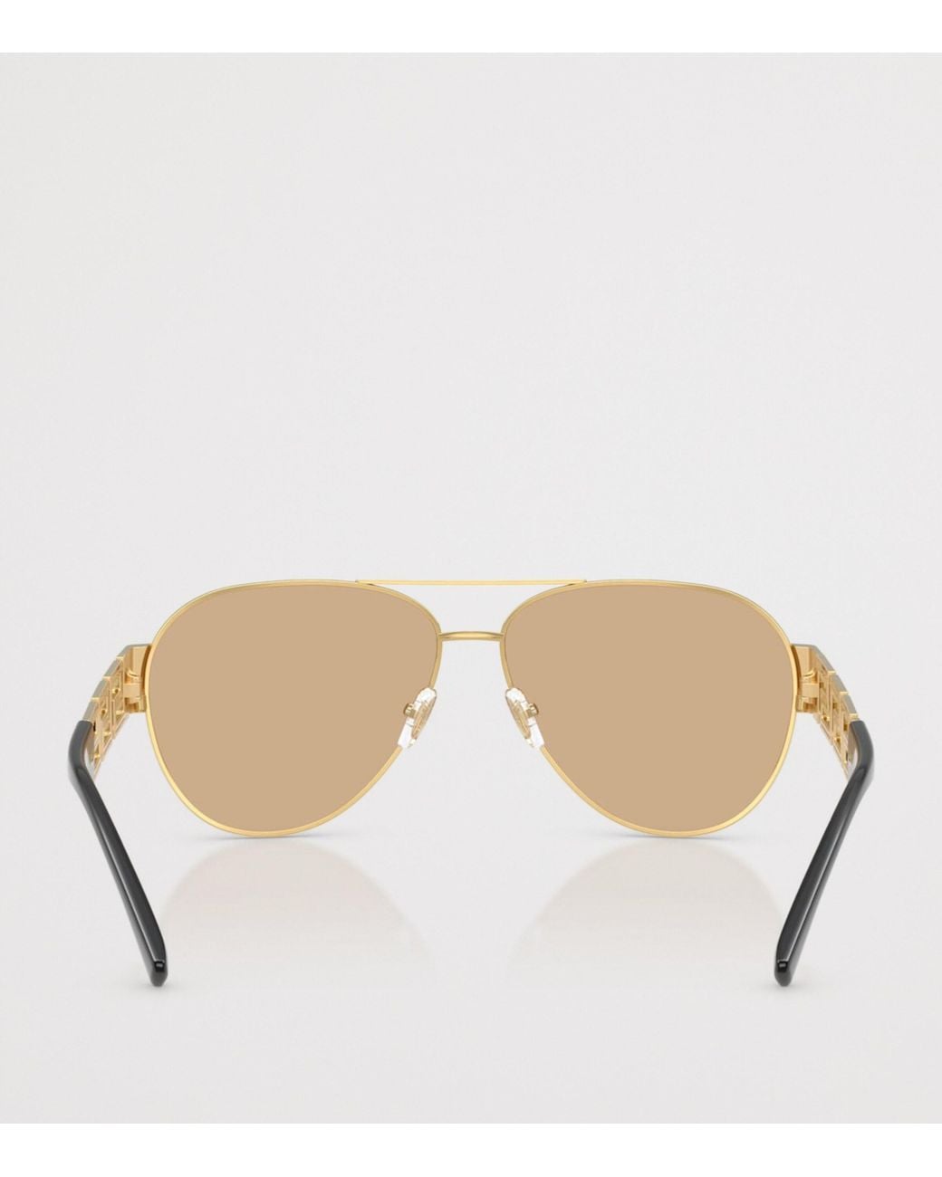 Versace Natural Metal Ve2289 Pilot Sunglasses for men