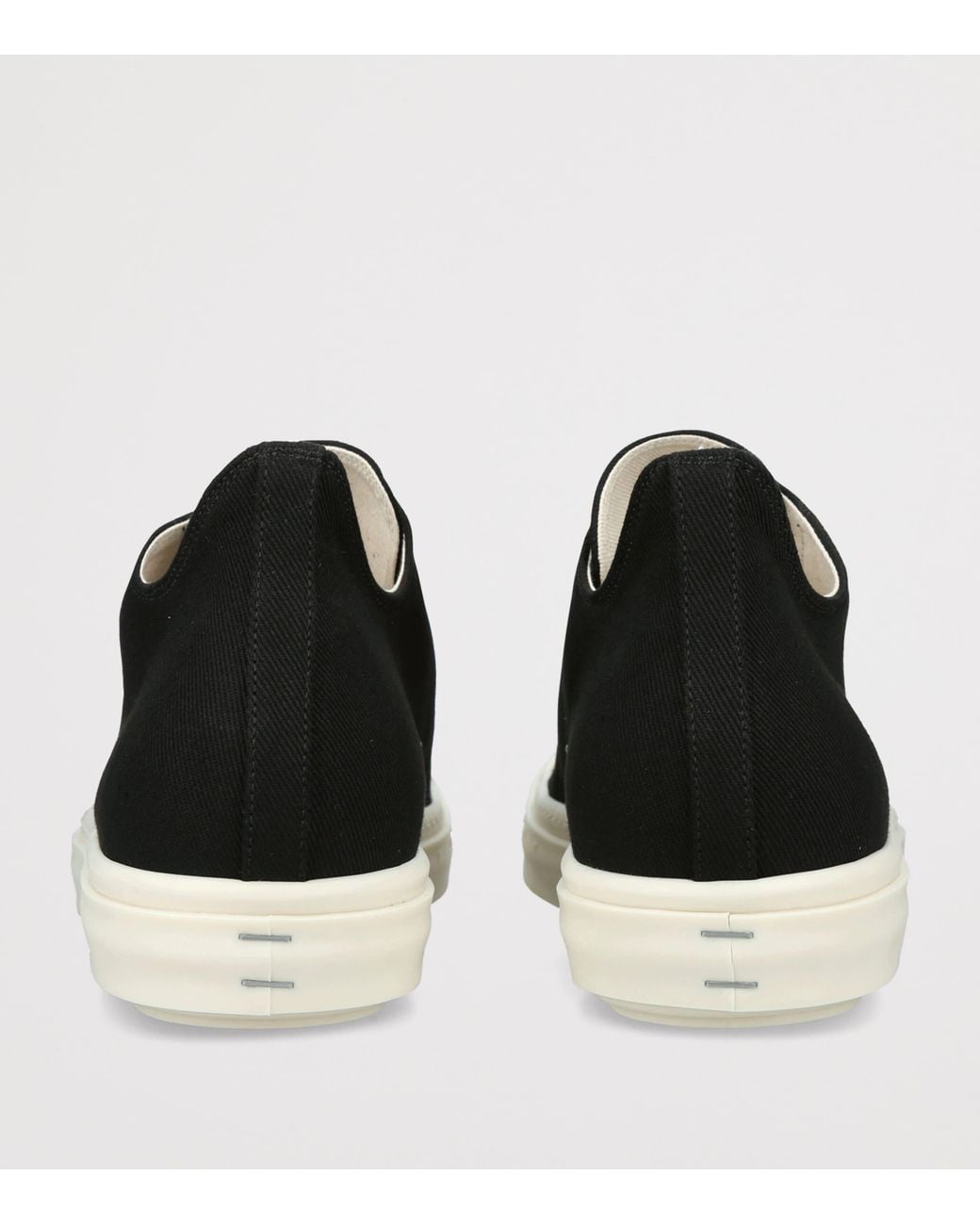 Rick Owens Black Denim Tower Lace-Up Sneakers for men