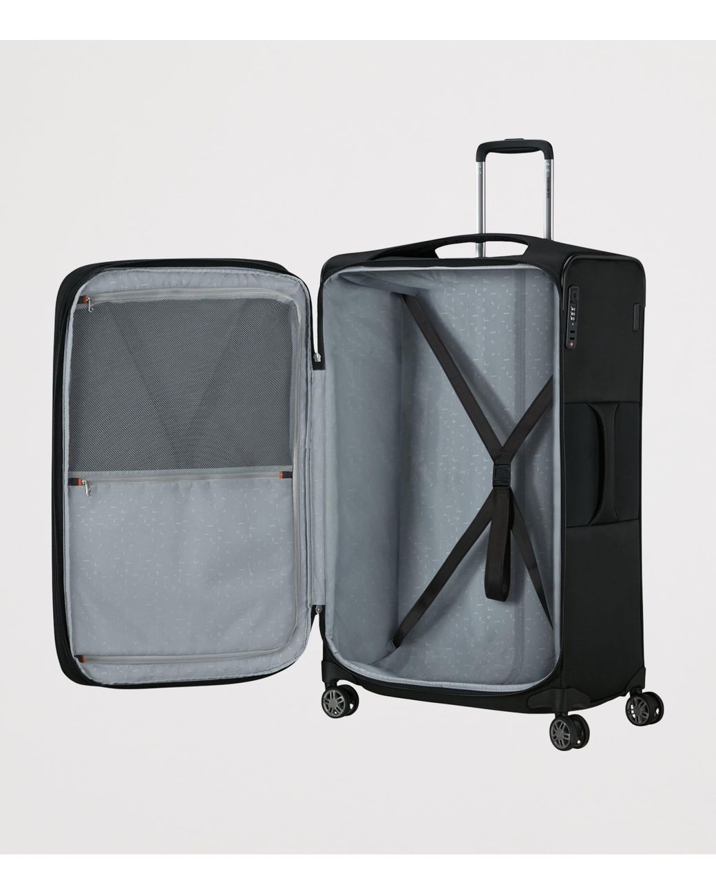 Samsonite Black Expandable Re-Lite Spinner Suitcase