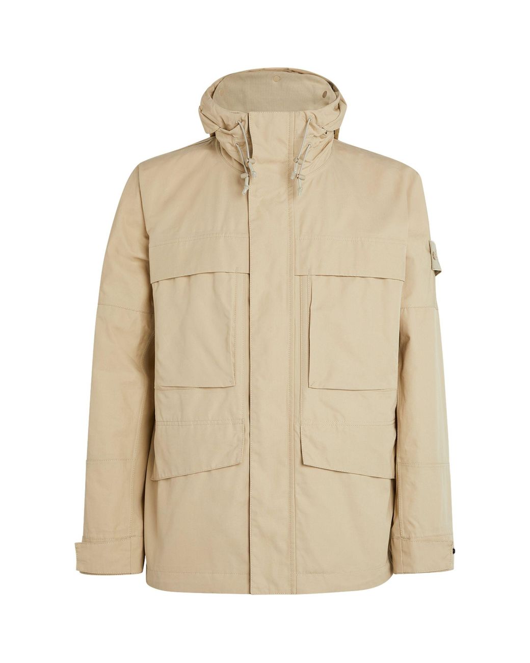 Stone Island Ghost Piece O-ventile Parka in Natural for Men