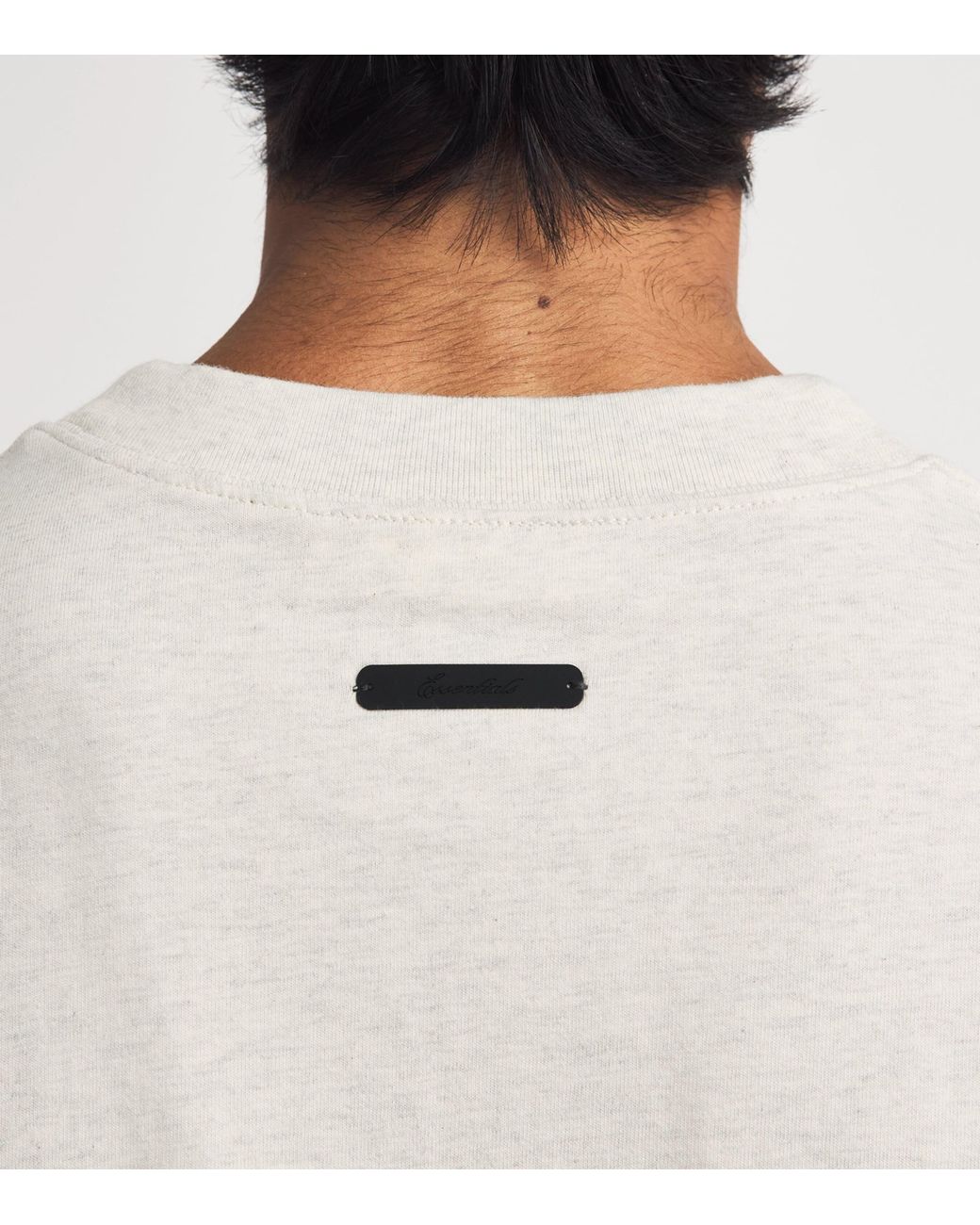 Fear Of God White Logo Script T-Shirt for men