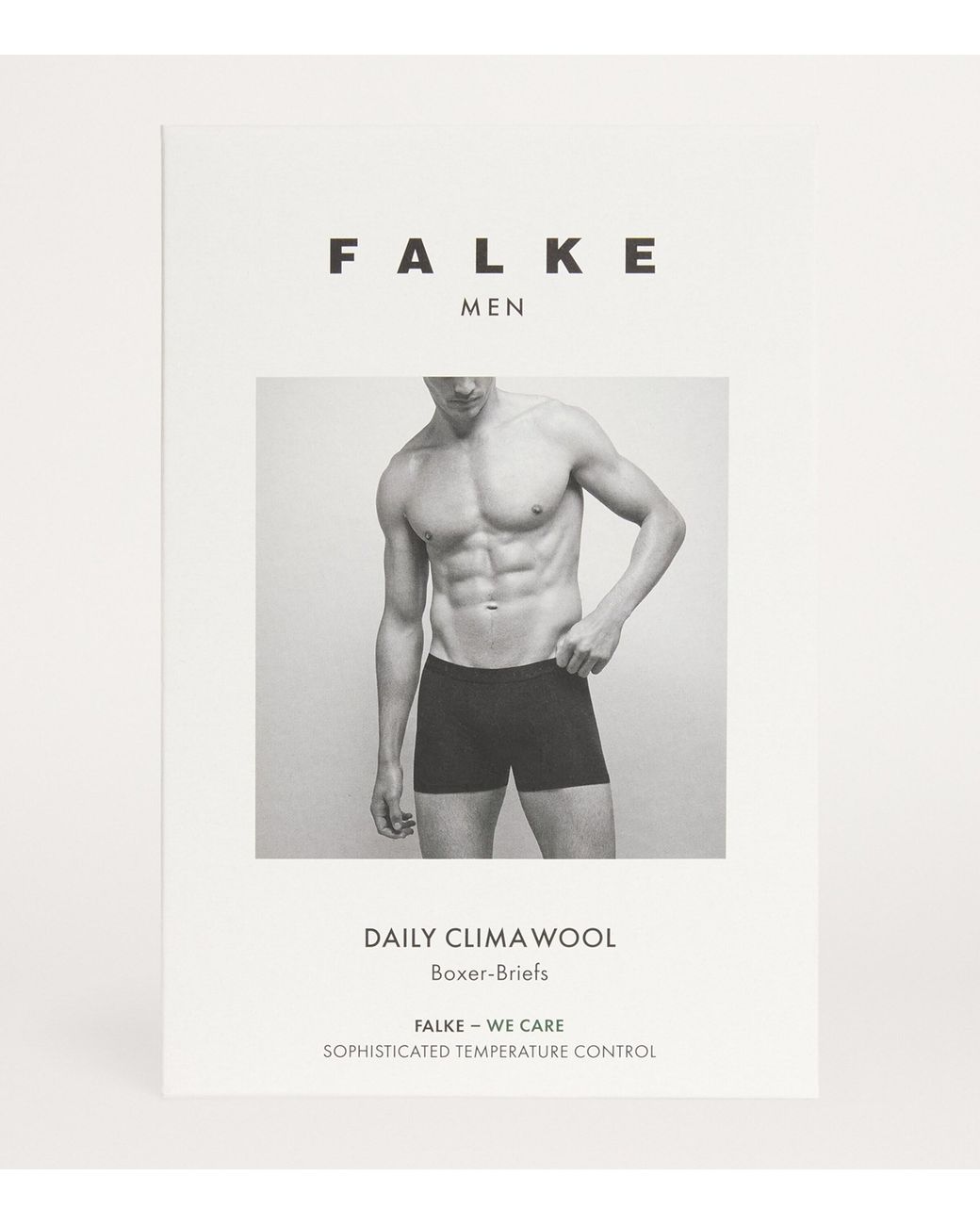 Falke Black Daily Climawool Boxer Briefs for men