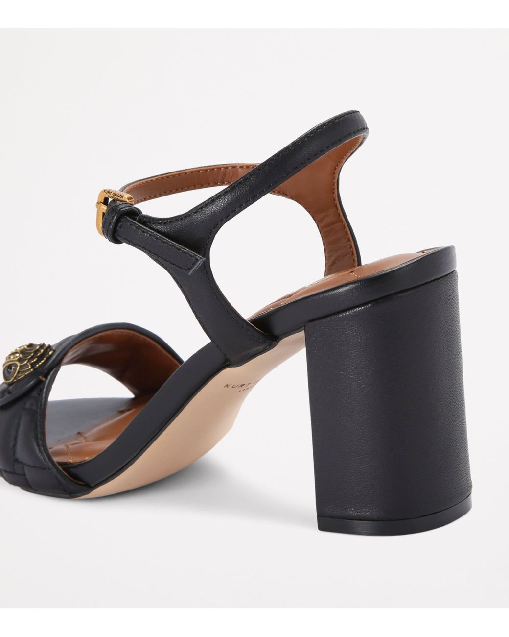 Kurt Geiger Metallic Kensington Langley Heeled Sandals