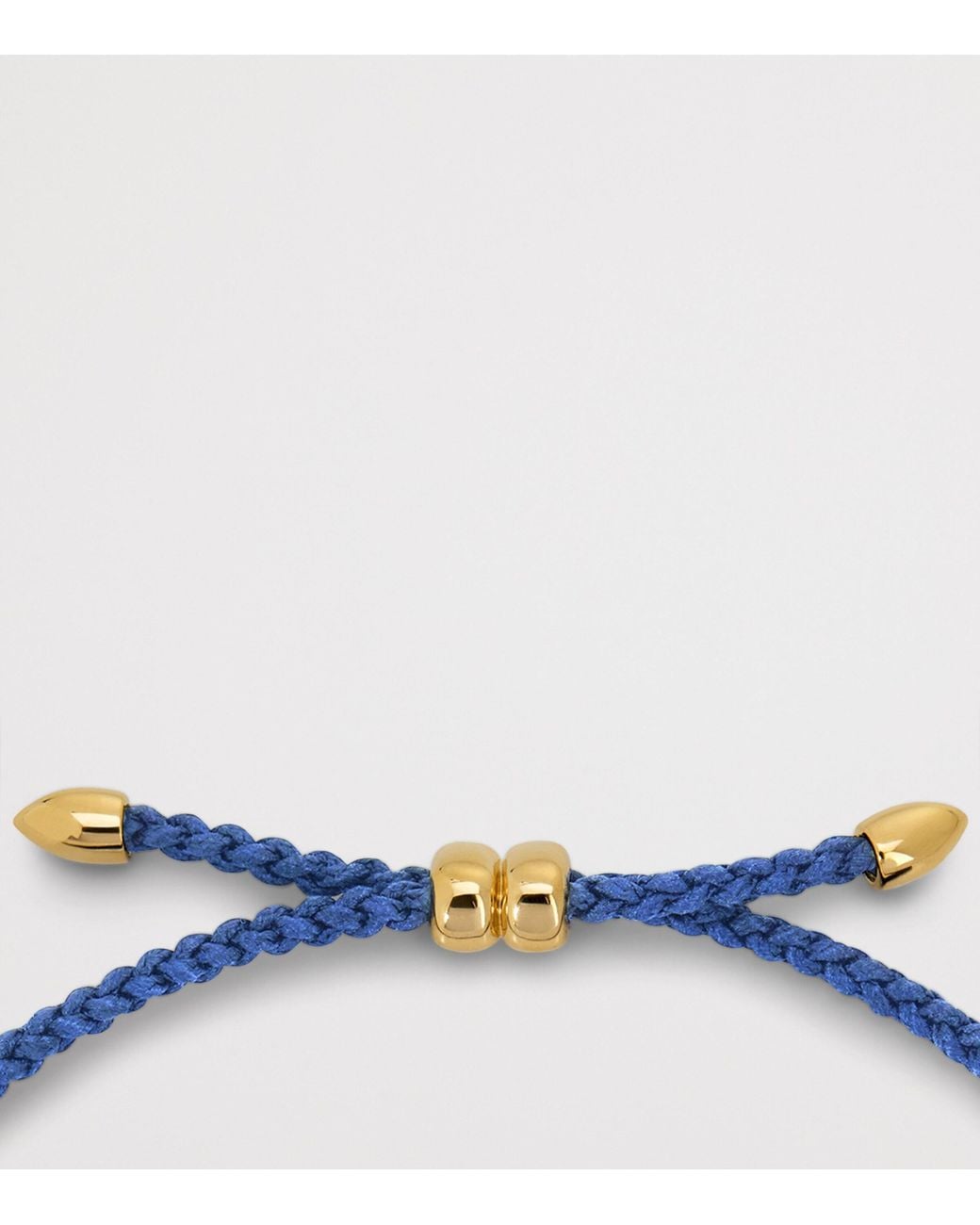 Monica Vinader Blue Vermeil And Diamond Cord Bracelet