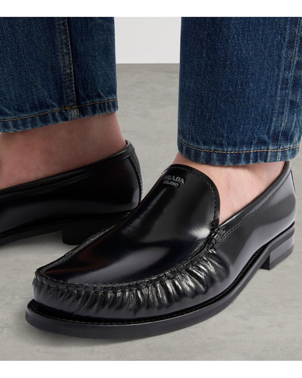 Prada Black Loafers for men