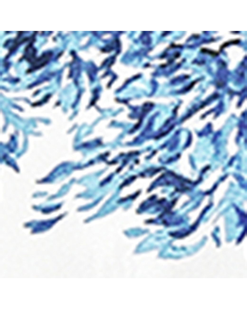Givenchy Blue Silk Floral Couture Seam Shirt for men
