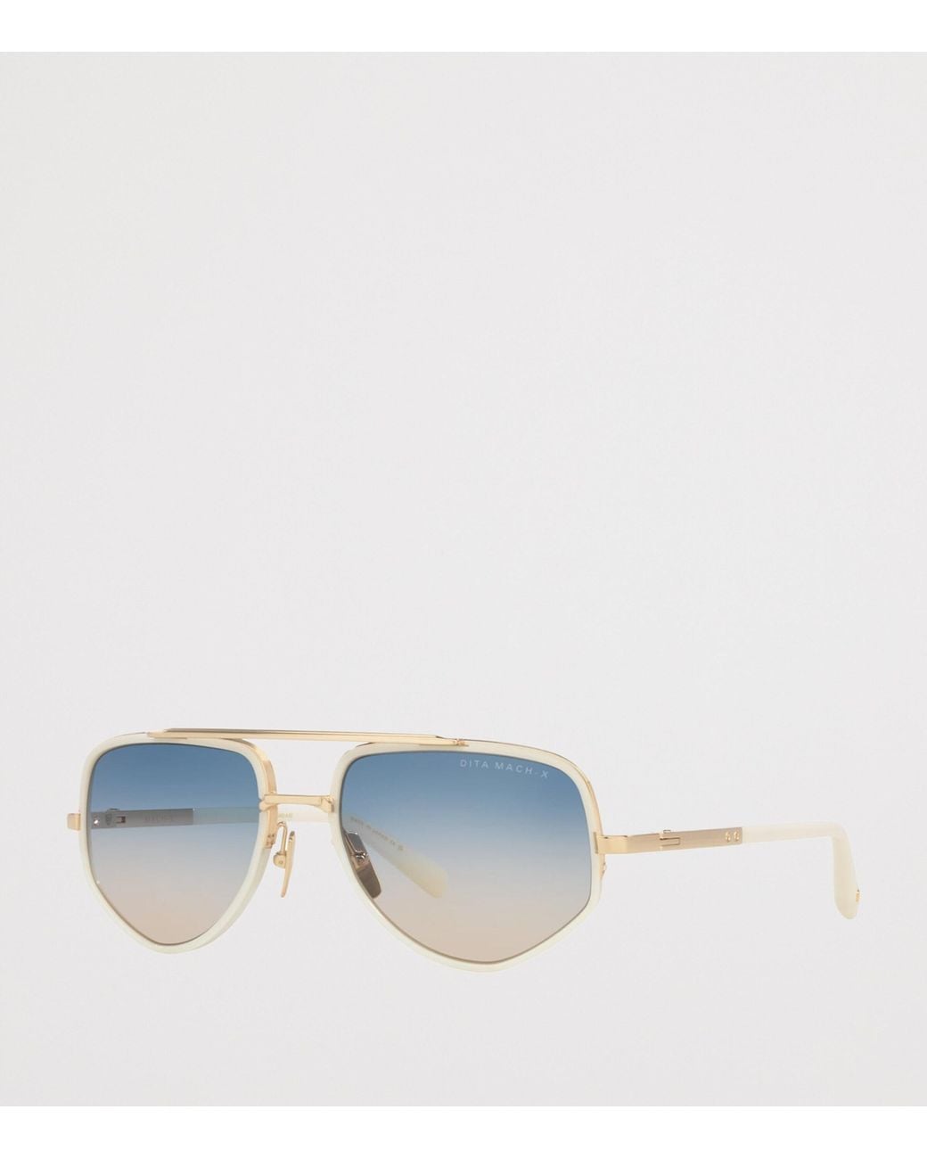 Dita Eyewear Blue Mach X Pilot Sunglasses