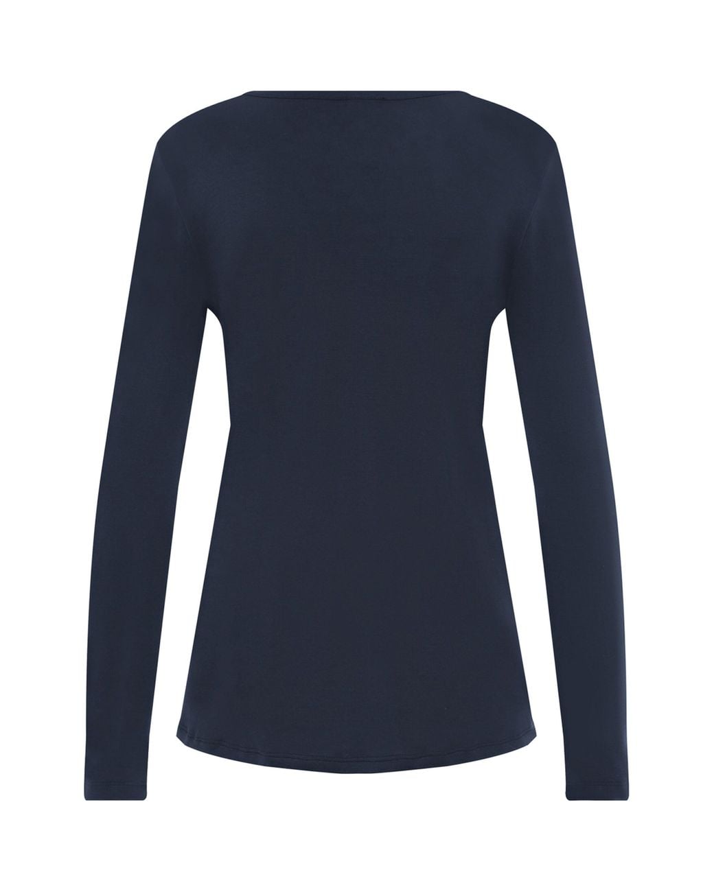 Hanro Blue Cotton Loungy Nights Pyjama Top