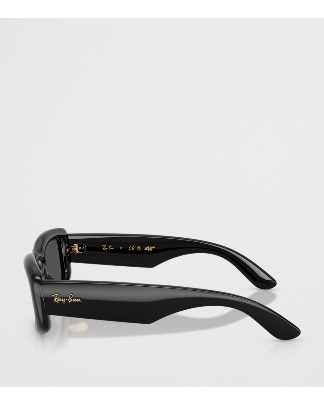 Ray-Ban Black Kiliane Puffer Rectangle Sunglasses
