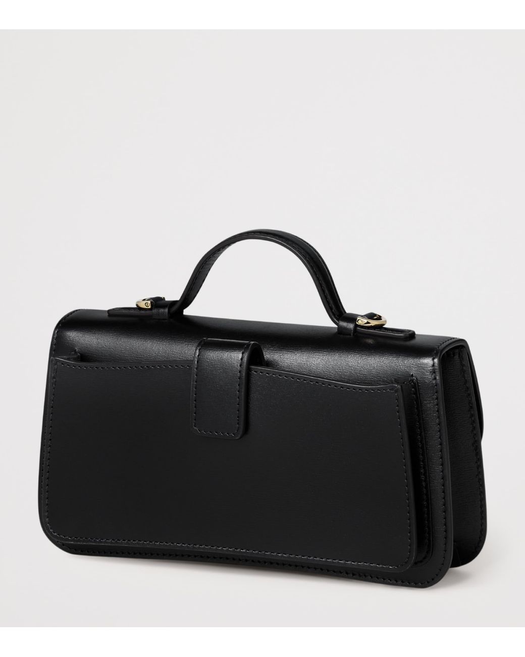 Cartier Black Small Leather Panthère De Top-Handle Bag