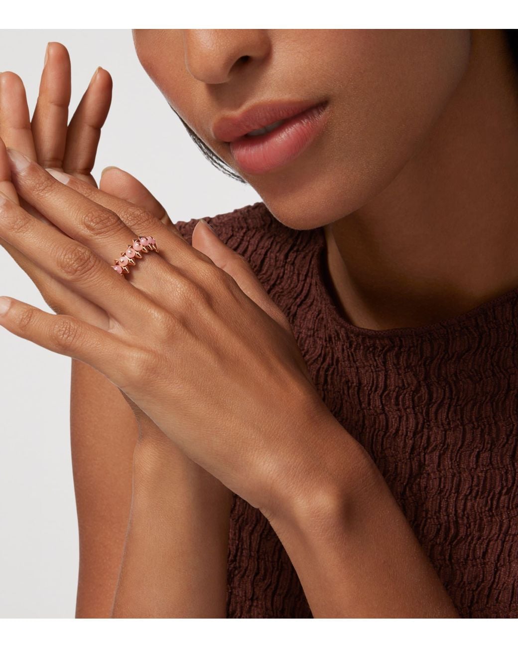 Cartier Brown And Chalcedony Clash De Ring