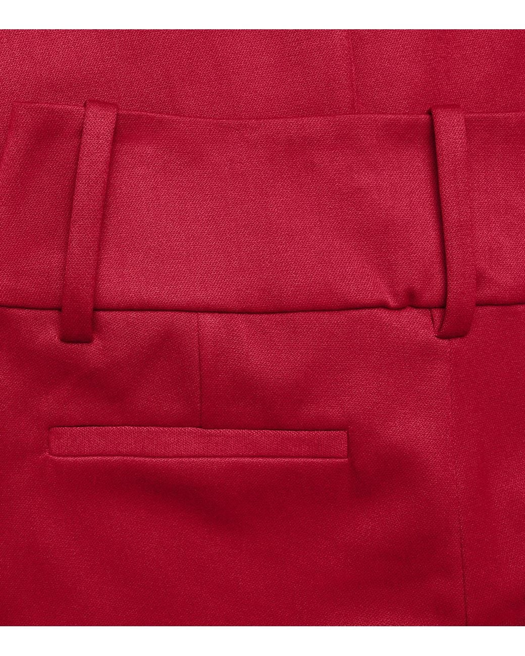 Alice + Olivia Red Olivia Flare Trousers