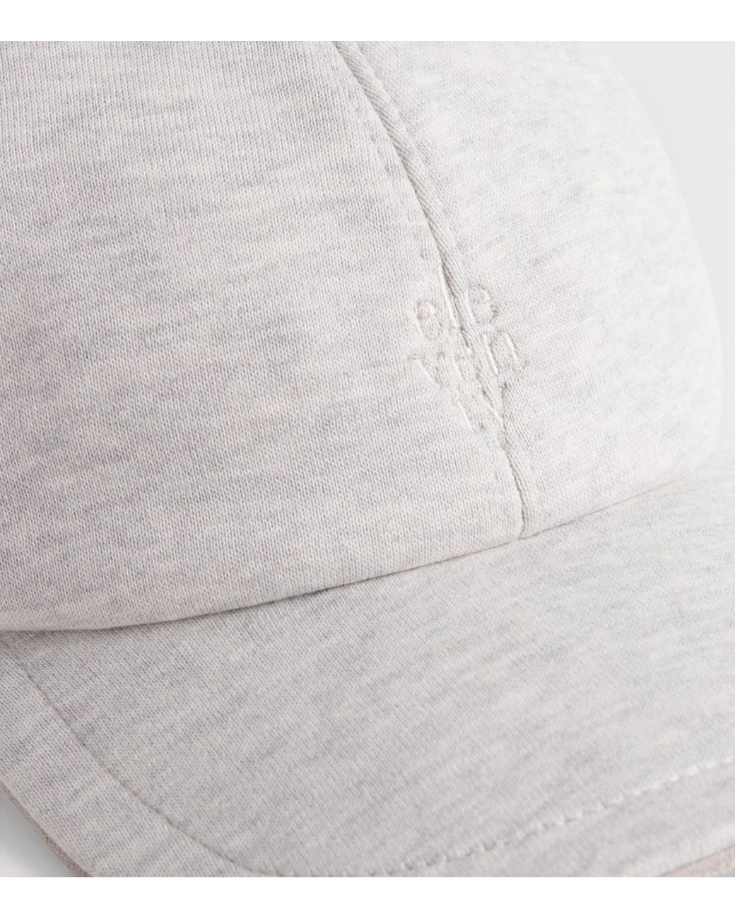 Eleventy White Logo Baseball Cap for men
